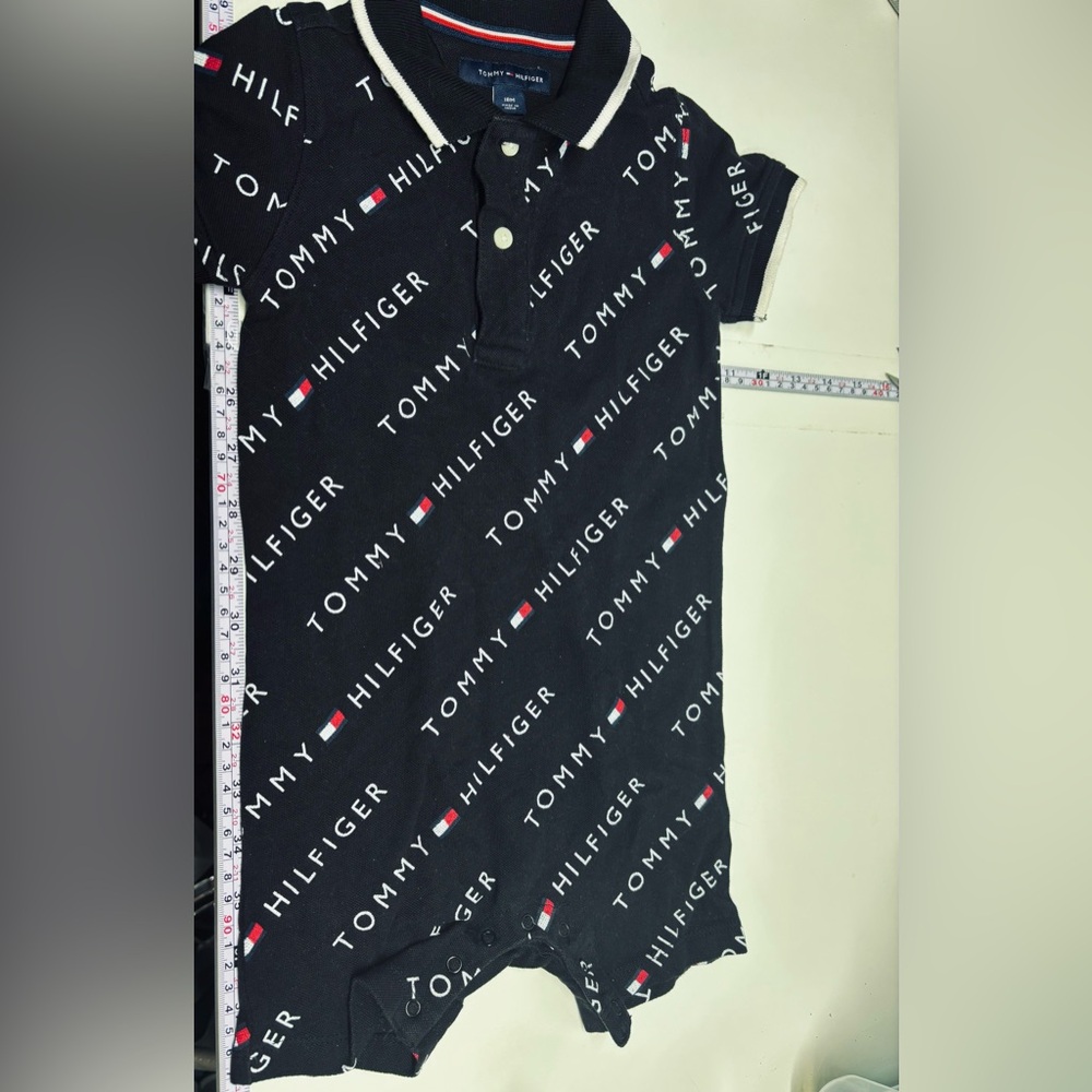 Tommy Hilfiger polo-style toddler romper 18mo
